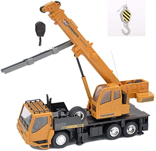 RC Car Tower Crane Engineering Truck Boys Toy Excavator Radio Remote Controlled Tower Crane Construction Vehicle Site Forklift Electric Remote Control Truck Toy for Adult and Boys (Style1)