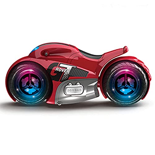 RC Motorcycle Remote Control 360° Spinning Wheels Stunt Motorbikes 360° Stunt Rotation All Terrain 2.4Ghz High Speed Hobby RC Cars Gift for Adults/Kids