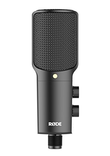 RØDE NT-USB - Micrófono (USB, 3.5 mm), color negro