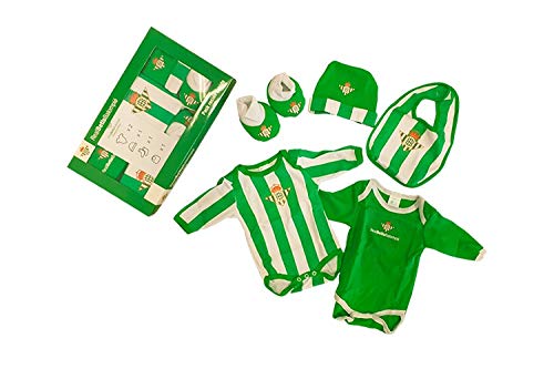 Real Betis Balompié Setbet Set para bebé, Verde/Blanco, Talla Única