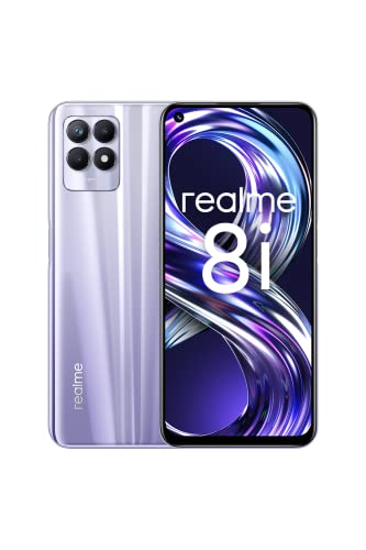 realme 8i - Smartphone Libre (Pantalla fluida de 6.6" 120 Hz, 4GB RAM + 64GB Almacenamiento, MediaTek Helio G95, Cámara triple de IA de 50 MP, Batería de 5000 mAh, Dual SIM) Stellar Purple