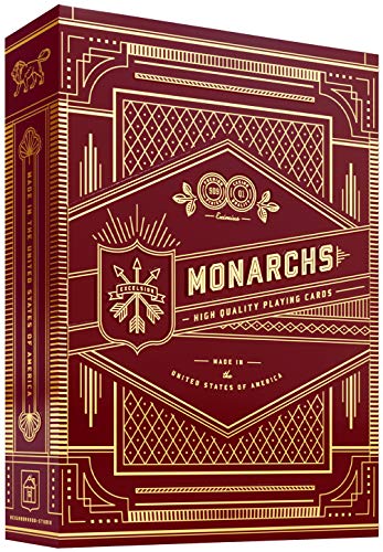 Red Monarch Naipes por theory11 & Bicicleta – Original versión 1