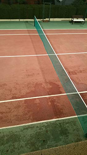 Redes Deportivas On Line Red de Padel. PP Sin Nudos de 3 mm Ø. Red Verde Reglamentaria. Polipropileno de Gran Durabilidad con Protección UV.