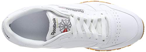 Reebok Classic Lthr 2214, Zapatillas de Trail Running Hombre, Blanco INT White Lt Grey, 44 EU