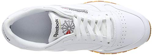 Reebok Classic Lthr 2214, Zapatillas de Trail Running Hombre, Blanco INT White Lt Grey, 44 EU