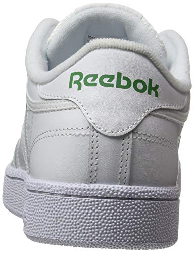 Reebok Club C 85 Zapatillas de Gimnasia para Unisex adulto, Blanco (int-white/green), 41 EU