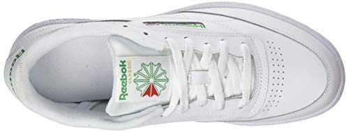 Reebok Club C 85 Zapatillas de Gimnasia para Unisex adulto, Blanco (int-white/green), 41 EU