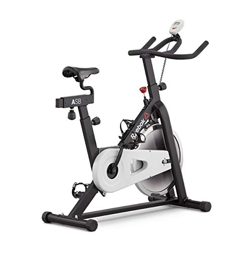 Reebok One AR Sprint Bike - 8 Niveles de inercia - 14 Kg Volante de inercia - 6.5 Kg Sistema de inercia - Peso máximo Usuario 100 Kg - Dimensiones 116x 42x100cm - Pantalla LED - Ruedas de Transporte