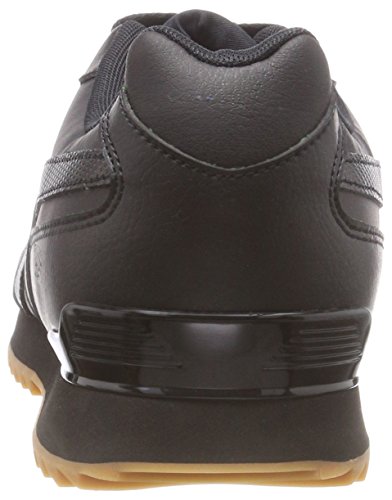 Reebok Royal Glide Ripple Clip, Zapatillas Clasicos Hombre, Black/Gum, 39 EU