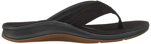 Reef Ortho-Bounce Coast, Chanclas Hombre, Negro, 37.5 EU