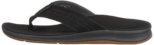 Reef Ortho-Bounce Coast, Chanclas Hombre, Negro, 37.5 EU