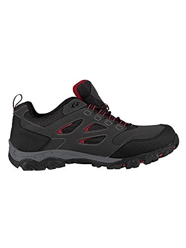 Regatta Holcombe Iep Low Rise Hiking Boot, Zapatillas de Senderismo Hombre, Gris (Ash/Rio Red 21n), 43 EU