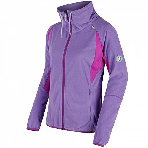 Regatta Womens Mons III Lightweight Extol Stretch Mini Stripe Micro Forro Polar, Mujer, Fucsia, 40