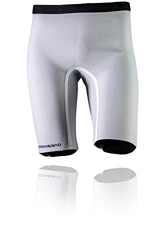 Rehband QD Thermal Shorts Pantalones térmicos, Unisex Adulto, Blanco, Extra-Small
