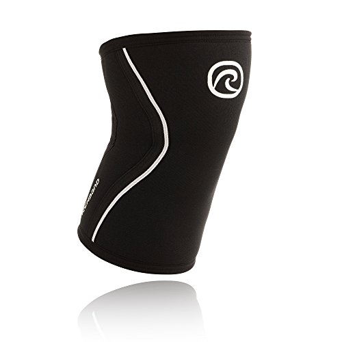 Rehband RX Knee Sleeve 7mm Rodillera, Unisex Adulto, Negro, Small