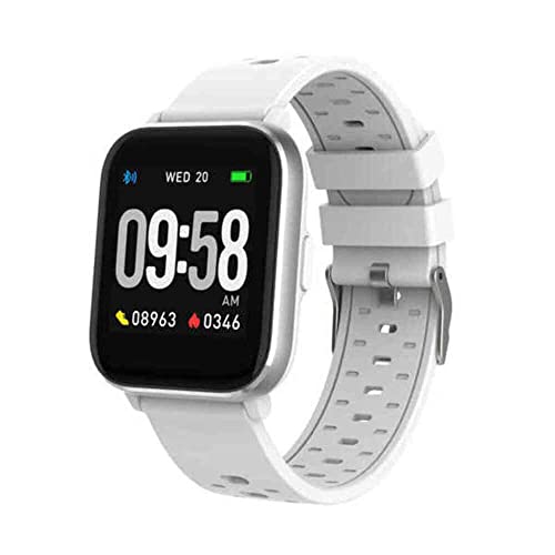 Reloj Inteligente Bluetooth Denver SW-164BLACK. Medición de Temperatura Corporal, oxígeno en Sangre y frecuencia cardíaca. Monitor Actividad Deportiva. Compatible iOS y Android.