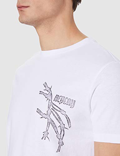 REPLAY M3368 Camiseta, Blanco (001 White), M para Hombre