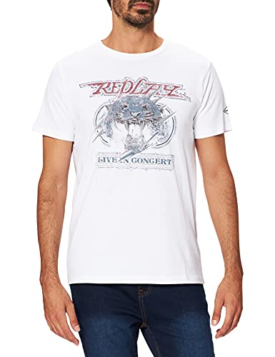 REPLAY M3454 .000.22662G Camiseta, Blanco (001 White), XL para Hombre