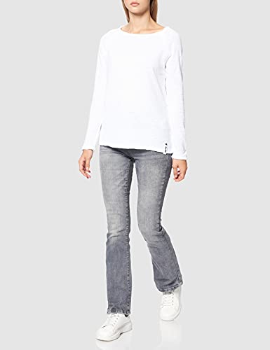 REPLAY W3579 Camiseta, Blanco (001 White), XS para Mujer