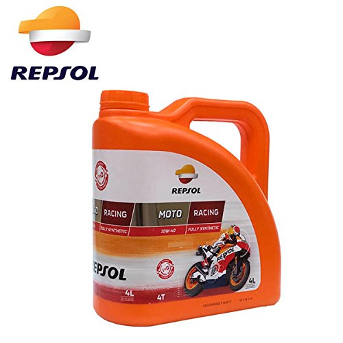 REPSOL Moto Racing 4T 10W-40 Aceite De Motor Para Moto, 4l