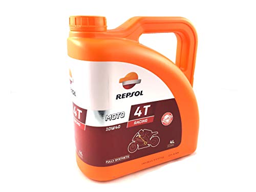 REPSOL Moto Racing 4T 10W-40 Aceite De Motor Para Moto, 4l