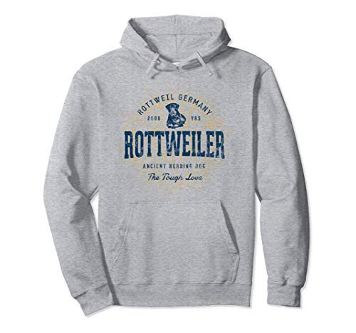 Retro Vintage Rottweiler Sudadera con Capucha