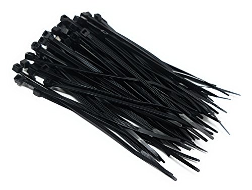 Reulin - Bridas (100 x 2,5 mm), color negro, 100 unidades