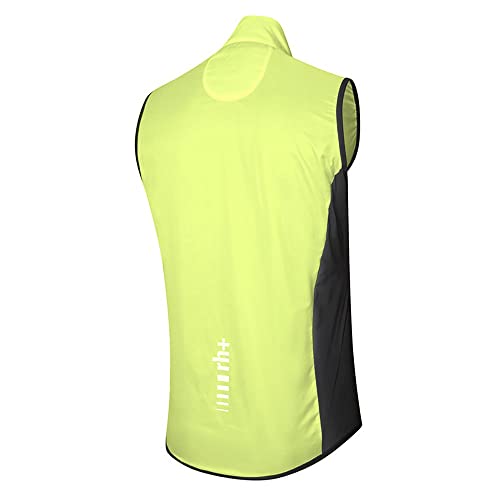 rh+ Emergency Pocket Vest Casco de Verano para Bicicleta, Amarillo, 3XL Unisex Adulto