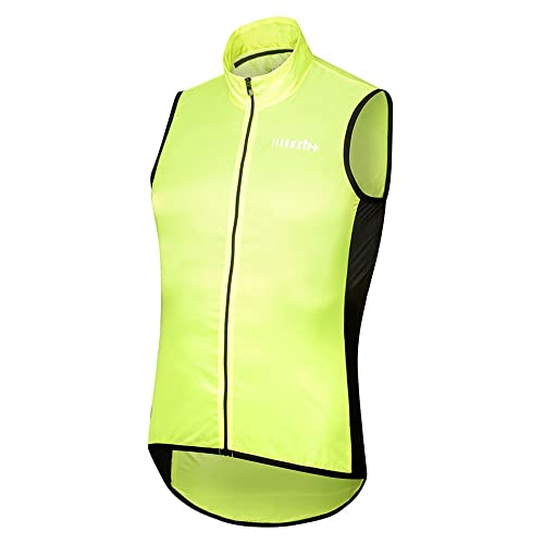 rh+ Emergency Pocket Vest Casco de Verano para Bicicleta, Amarillo, 3XL Unisex Adulto