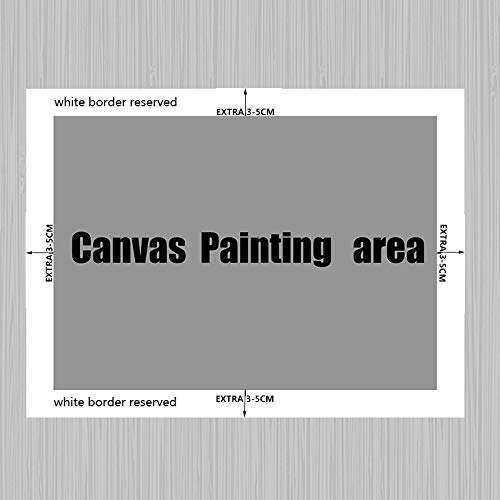 RHWXAX Línea de Oro Blanco Finlandia Mapa de Lienzo de la Pared de la Pared Imprimir Póster Moderno Fotos de la Pared Decoración de la Sala de Estar 20x28 Inch Sin Marco