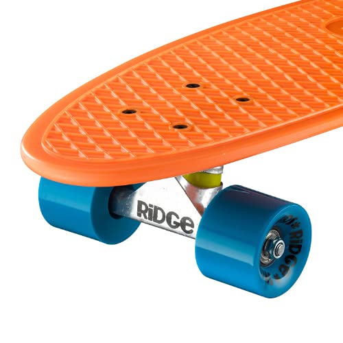 Ridge Skateboards 27" Nickel Mini Cruiser - Skateboard, 69cm, Hecho en el Reino Unido