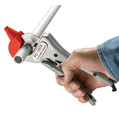 RIDGID 23493 Modelo PC-1375 ML Cortador de tubos y tuberías plásticas de un solo golpe, Cortador de tubos de 3 mm a 35 mm