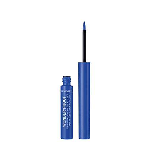 Rimmel London Wonder Proof Liner, Delineador de Ojos, Tono 005 Pure Blue (Gama Azules) - 2,6 ml