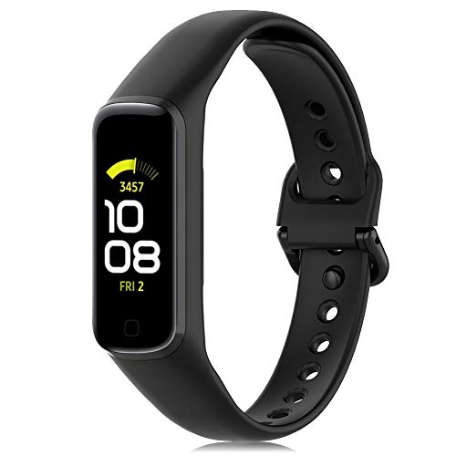 RIOROO Correa Compatible para Samsung Galaxy Fit 2 para Mujer Hombre, Silicona Pulsera de Repuesto Banda de Reemplazo Deportivo para Galaxy Fit 2 (SM-R220)