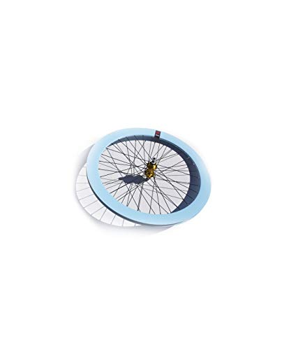 Riscko Wonduu 003lurb Rueda Delantera Bicicleta Personalizada Fixie Talla L Urbana Amarillo Limon