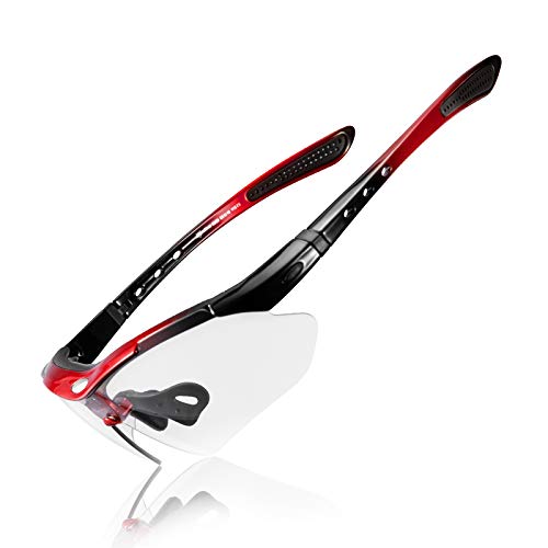 ROCKBROS Gafas Fotocromáticas Lente Transparentes Deportivas Protección UV400 para Ciclismo Bicicleta Running Conducir, Unisex