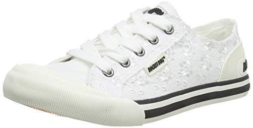 Rocket Dog Jazzin', Zapatillas Mujer, Blanco, 38 EU