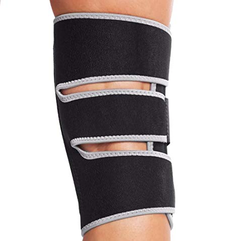 Rodillera de neopreno apoyo de la rodilla totalmente ajustable alivio seco transpirable abierto rótula dolor en la rodilla del menisco, la artritis, fútbol.