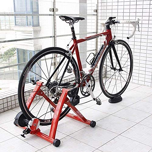 Rodillo Bicicleta Entrenador de bicicletas Soporte Premium Acero interior Magnético Bicicleta Ejercicio Entrenador Transporte Reducción silenciosa Reducción Estacionario Estacionario Stand Fluid Bike