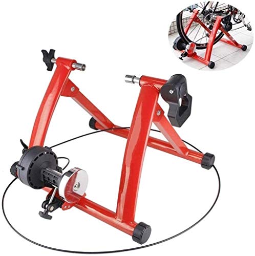 Rodillo Bicicleta Entrenador de bicicletas Soporte Premium Acero interior Magnético Bicicleta Ejercicio Entrenador Transporte Reducción silenciosa Reducción Estacionario Estacionario Stand Fluid Bike