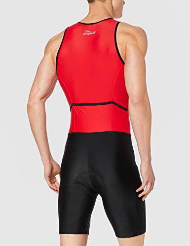 Rogelli Triathlonanzug Florida - Traje de baño para competición para Hombre, Color Negro, Talla S