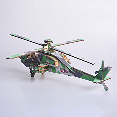 Rompecabezas de Madera 3D Modelo Adulto DIY Kit de artesanía ensamblado Láser- avión