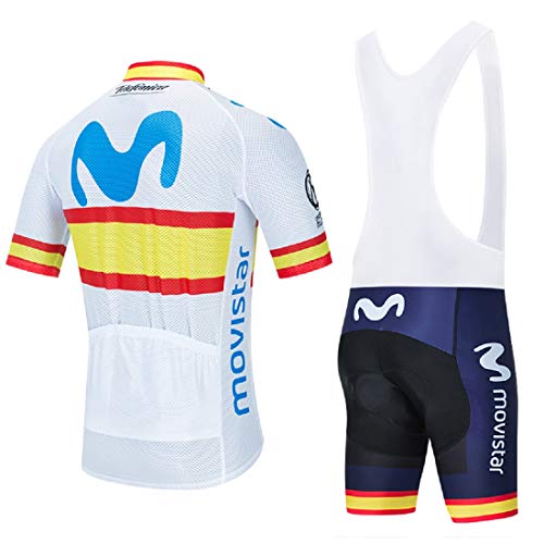 Ropa Ciclismo Hombre MTB Verano,Maillot Ciclista Verano Manga Corta +Pantalones Ciclismo