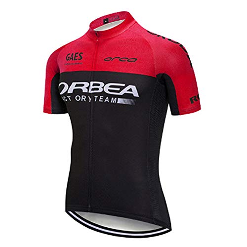 Ropa Ciclismo Verano Hombre Ciclismo Maillot Cortos con Tres Bolsillos