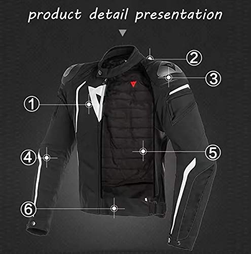 Ropa de Ciclismo de Motocicleta Chaqueta de Motocicleta de Campo traviesa Traje de Carreras de Cuatro Estaciones Certificación CE C,XL