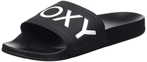 Roxy Slippy, Zapatos de Playa y Piscina para Mujer, Negro (Black FG BFG), 38 EU