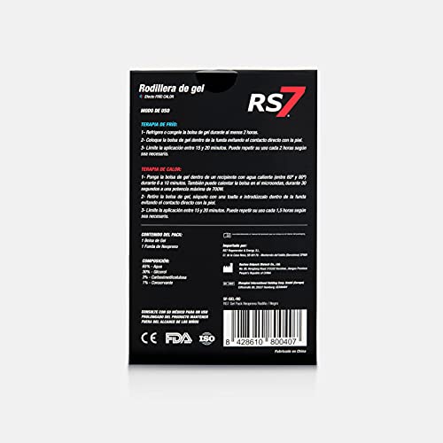 RS7 Rodillera de Gel + 3 RS7 Cápsulas Plus + 1 Crema Fisio Forte