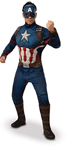 Rubies - Disfraz Oficial de los Vengadores del Capitán América, para Hombre Adulto