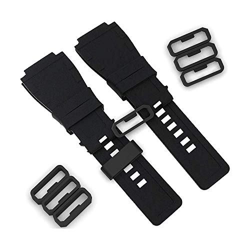 Ruentech compatible con garmin VivoSmart HR/HR + silicona anillo de cierre conector cierre seguridad banda Keeper, color Pack of 10