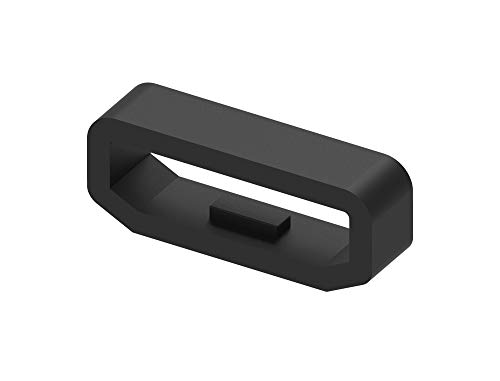 Ruentech compatible con garmin VivoSmart HR/HR + silicona anillo de cierre conector cierre seguridad banda Keeper, color Pack of 10